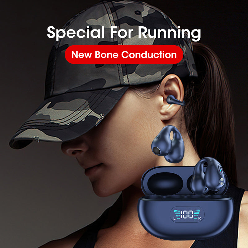 TWS Sports Running Earbuds | Ear Clip | Bluetooth 5.3