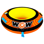 WOW Watersports Lil' Skipper 1 Person Towable with Fast Inflate and Built-In Cup Holder