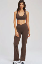 The Sizzle Sports Bra Flared Leggings | 2-Piece Set