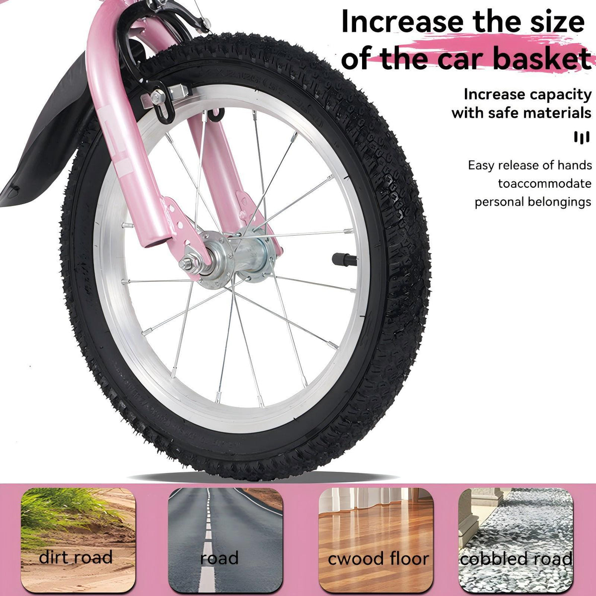 16" Sporty Kids Bike with Training Wheels and Stand Adjustable Saddle | Aged 4-8 Years (Tall Height 41-46")