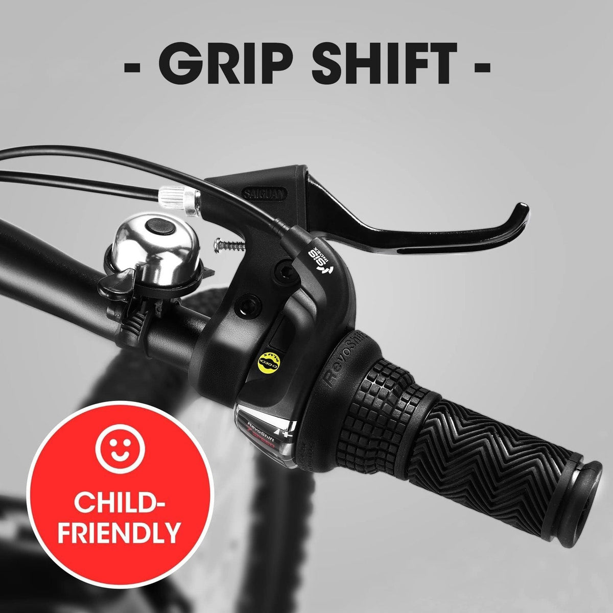 Kids Mountain Bike 20” | 7-Speed with Front Suspension