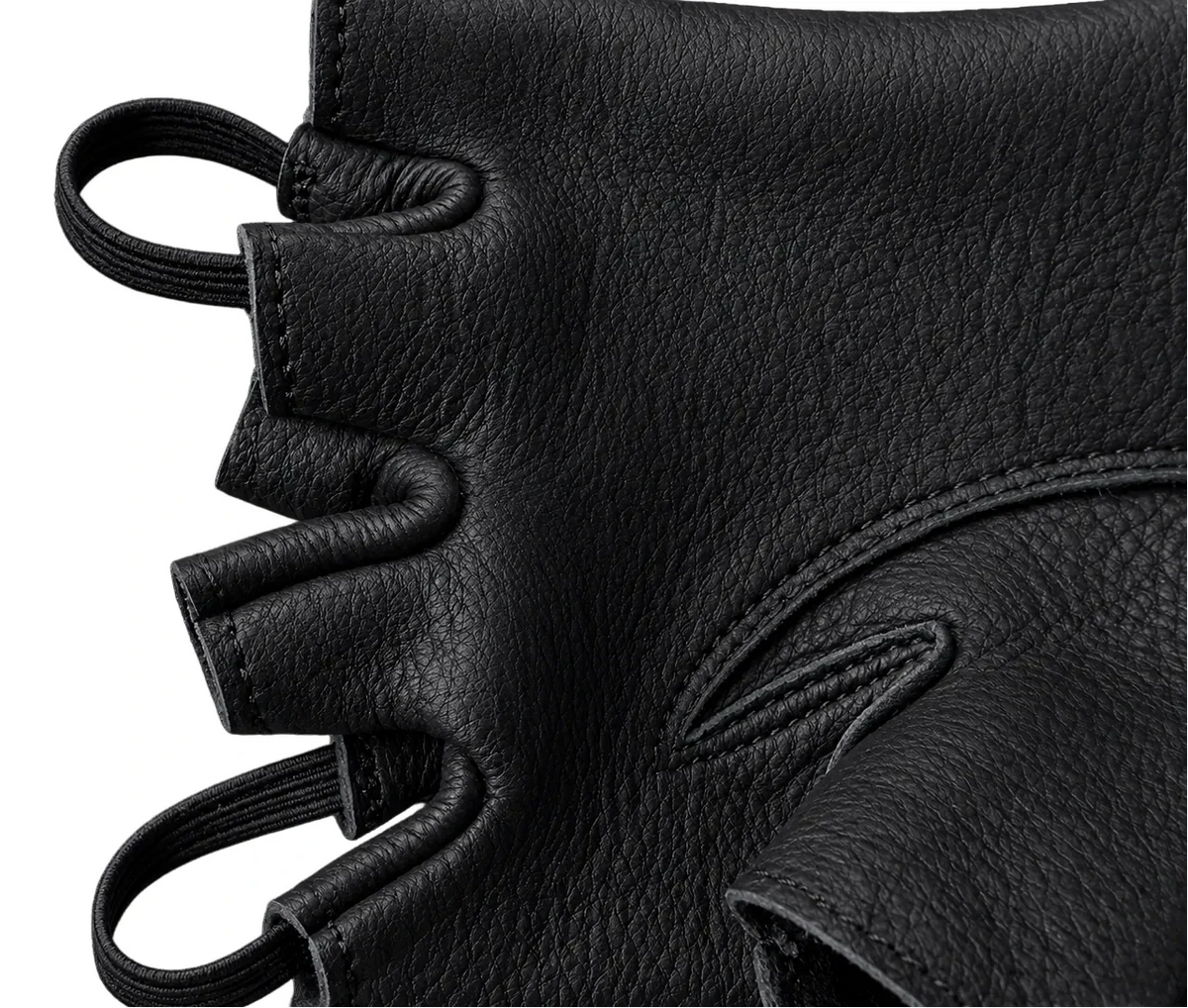 Fingerless Deerskin Gloves