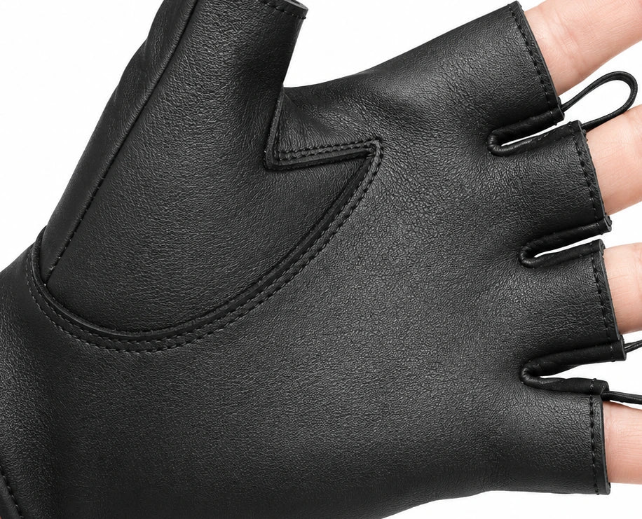 Fingerless Deerskin Gloves