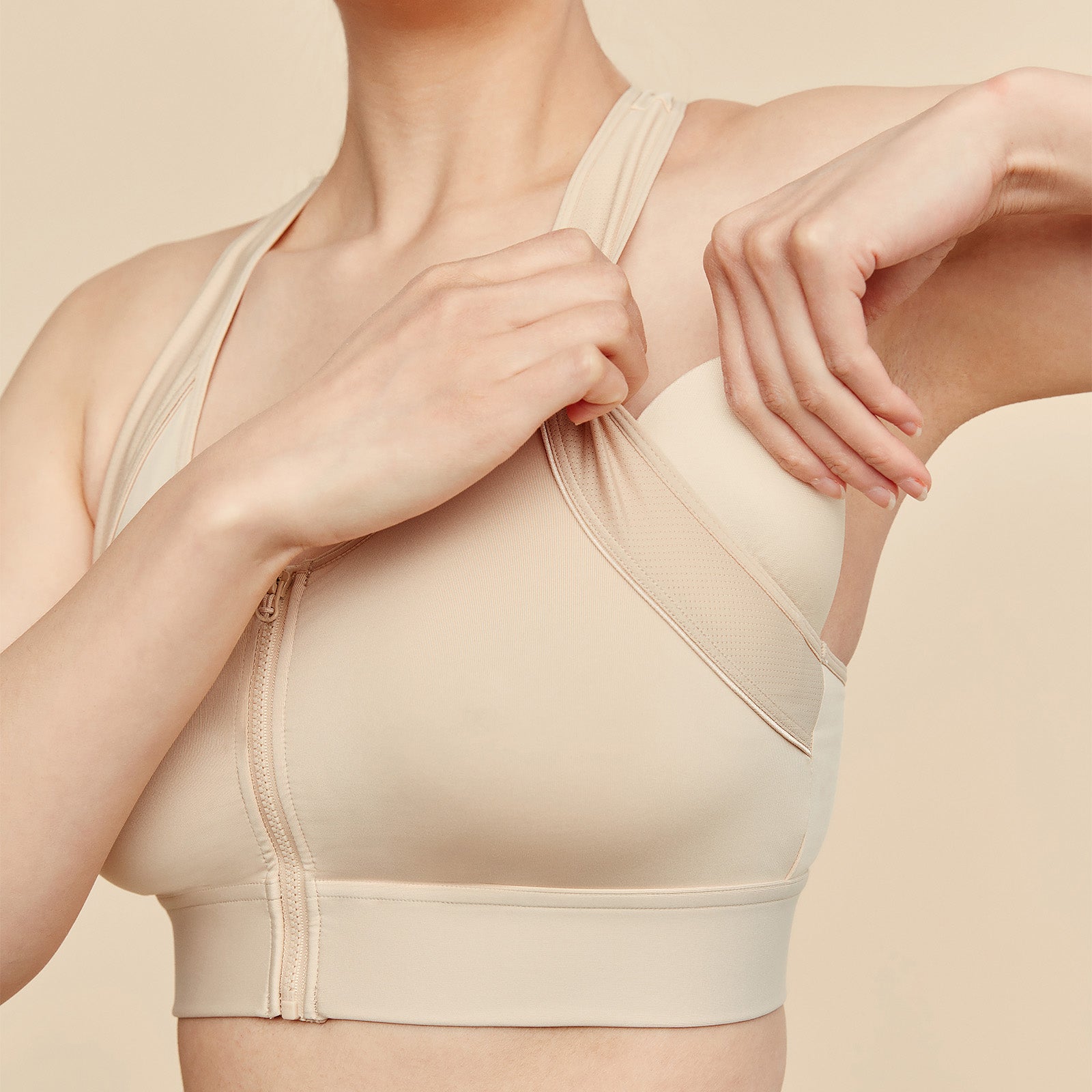Hero Front‑Closure Sports Bra | Buff