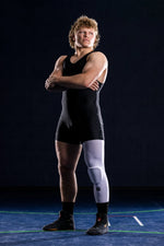 Full-Length Padded Knee Sleeve | White