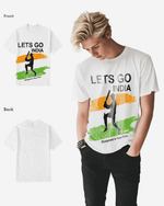 G West Cricket Lets Go India T-Shirt Mens