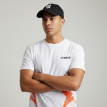 G West Mens Oversized Cricket India Arch Logo T-Shirt