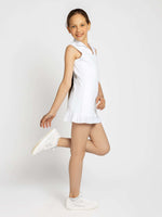 Girls Classic Tennis Dress | White