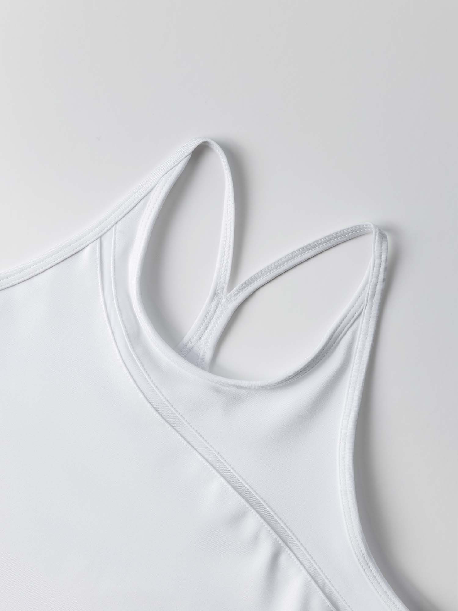 Girls Strappy Tennis Flounce Dress | Plumeria Ombre
