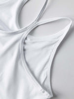 Girls Strappy Tennis Flounce Dress | Plumeria Ombre