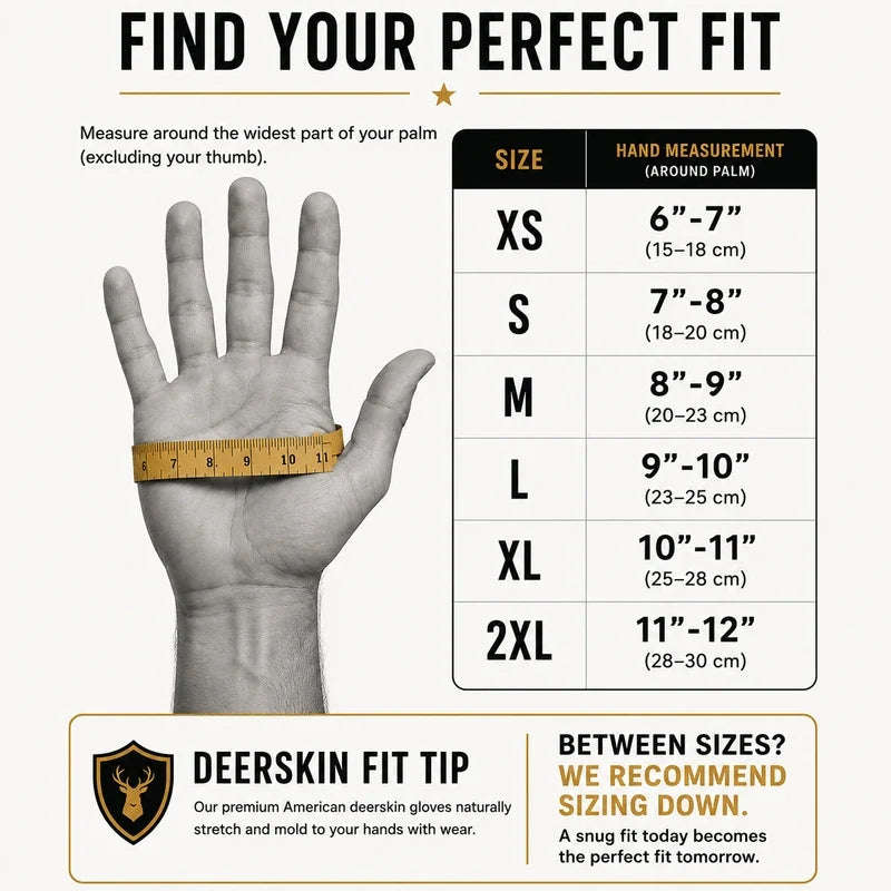 Fingerless Deerskin Gloves