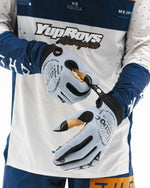 Havoc Gray and Black Off-Road Gloves