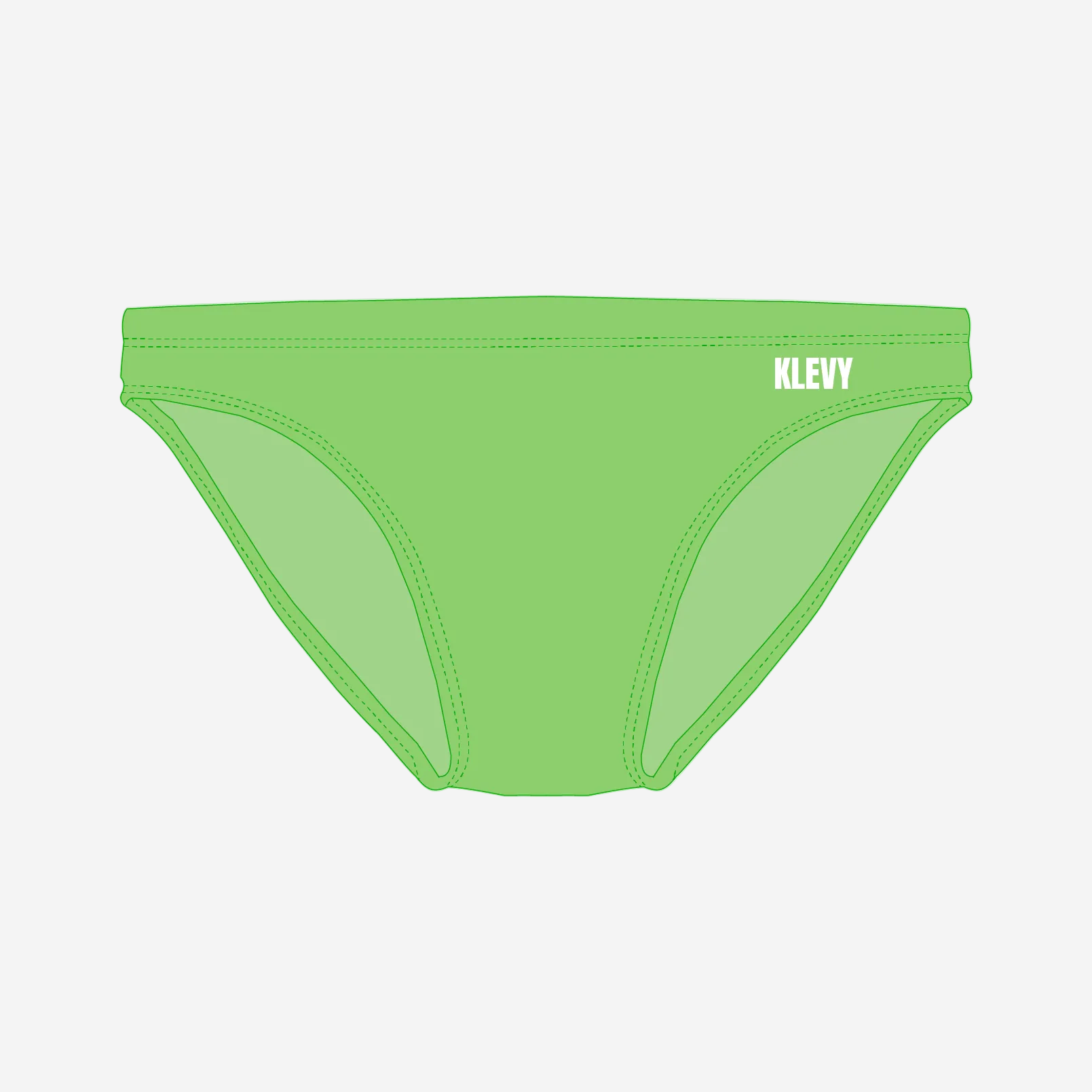 Men's Fitness+ Competitive Swim Brief | Vital Green
