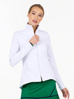 Harlow Knit Jacket | White