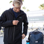 The Huakai Travel Rain Jacket | Black