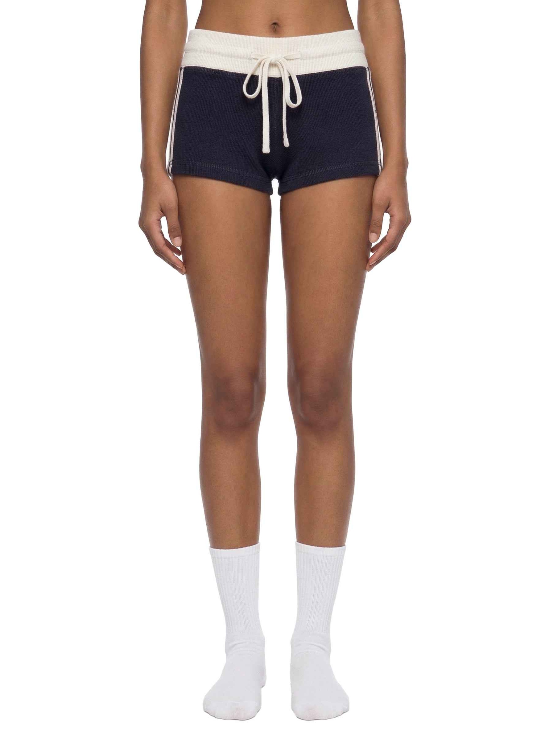 Loki & Ivy Women's Contrast Stripe Track Shorts