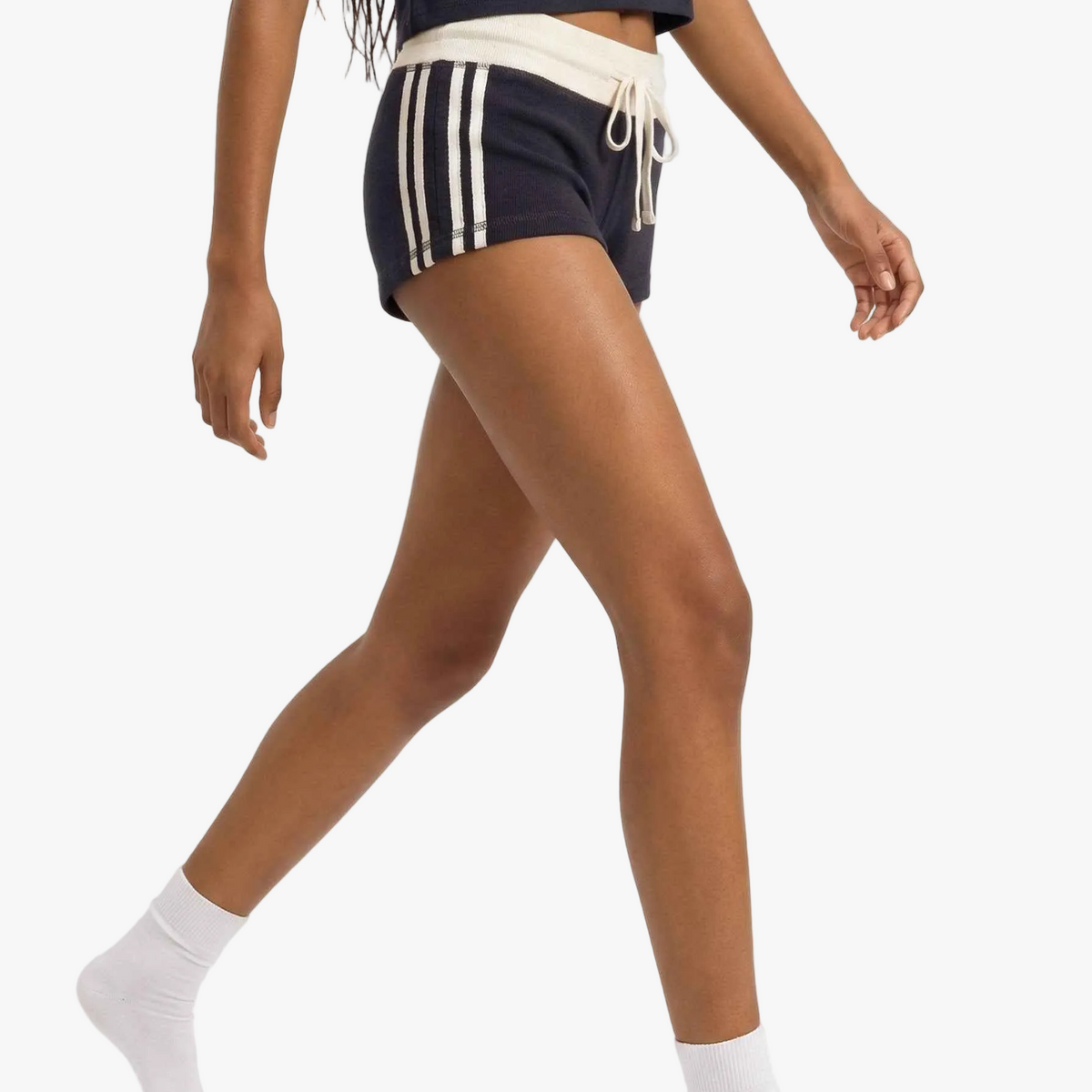 Loki & Ivy Women's Contrast Stripe Track Shorts