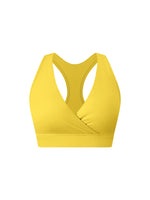Loki & Ivy Women's Crossover V-Neck Sports Bra