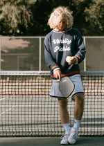 The Oversized Vintage Varsity Pickleball Sweatshirt