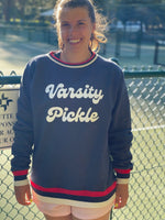 The Oversized Vintage Varsity Pickleball Sweatshirt
