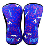 Bear KompleX Knee Sleeves Lightning with REVERSIBLE Blue