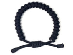 Engineered Jet Black Rope Bracelet – Handmade 550 Paracord Design