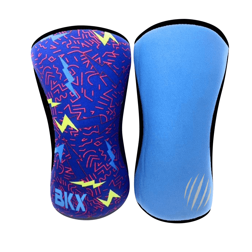 Bear KompleX Knee Sleeves Lightning with REVERSIBLE Blue