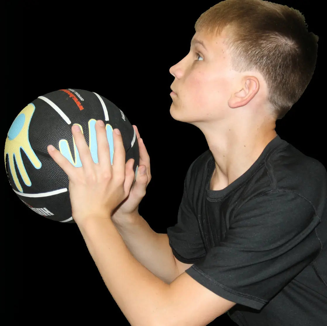 Hands on Shooter Basketball with Hand Placement