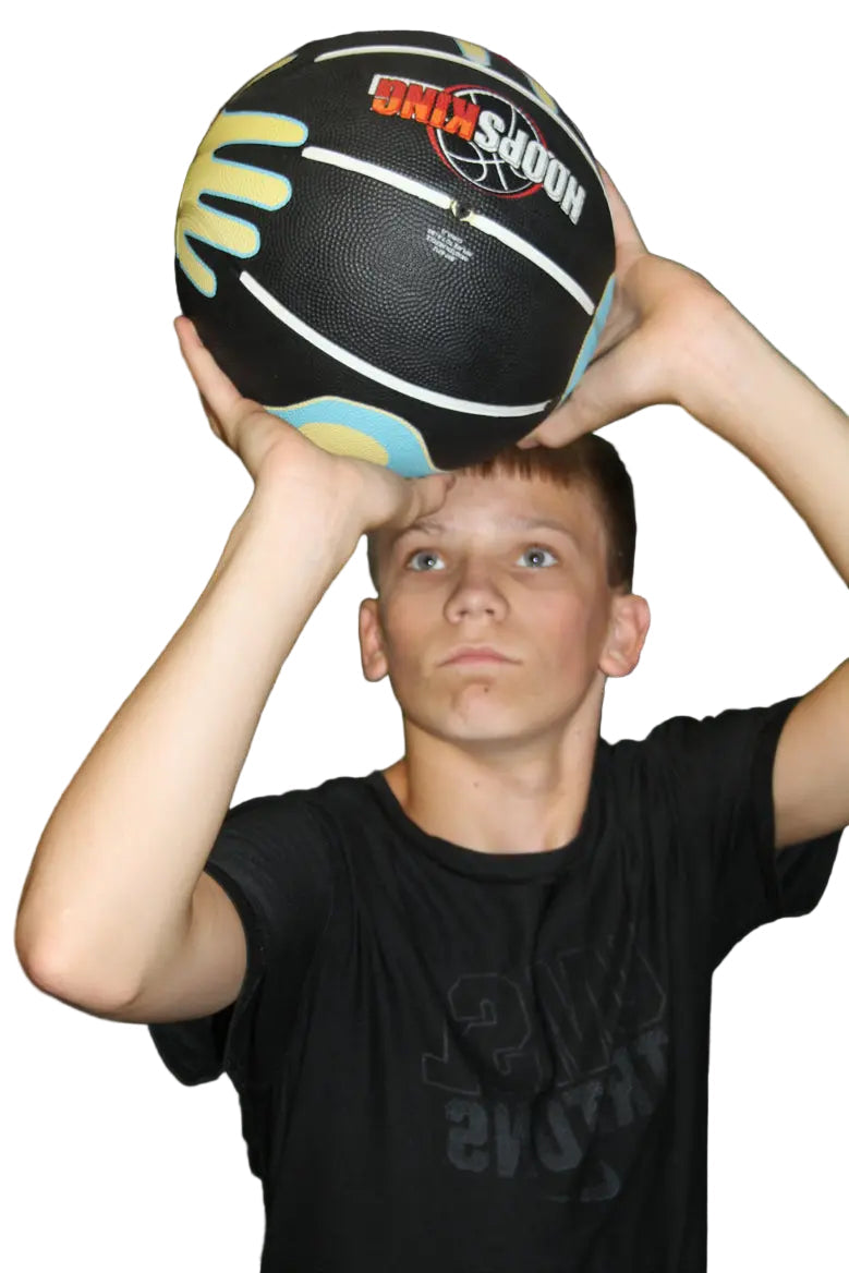 Hands on Shooter Basketball with Hand Placement