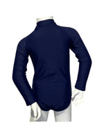 Girls Long-Sleeve 3/4 Zip Rash Guard Paisley | K4802