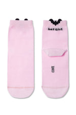 Cotton Socks Conte Classic 245 | Picot "Batgirl"
