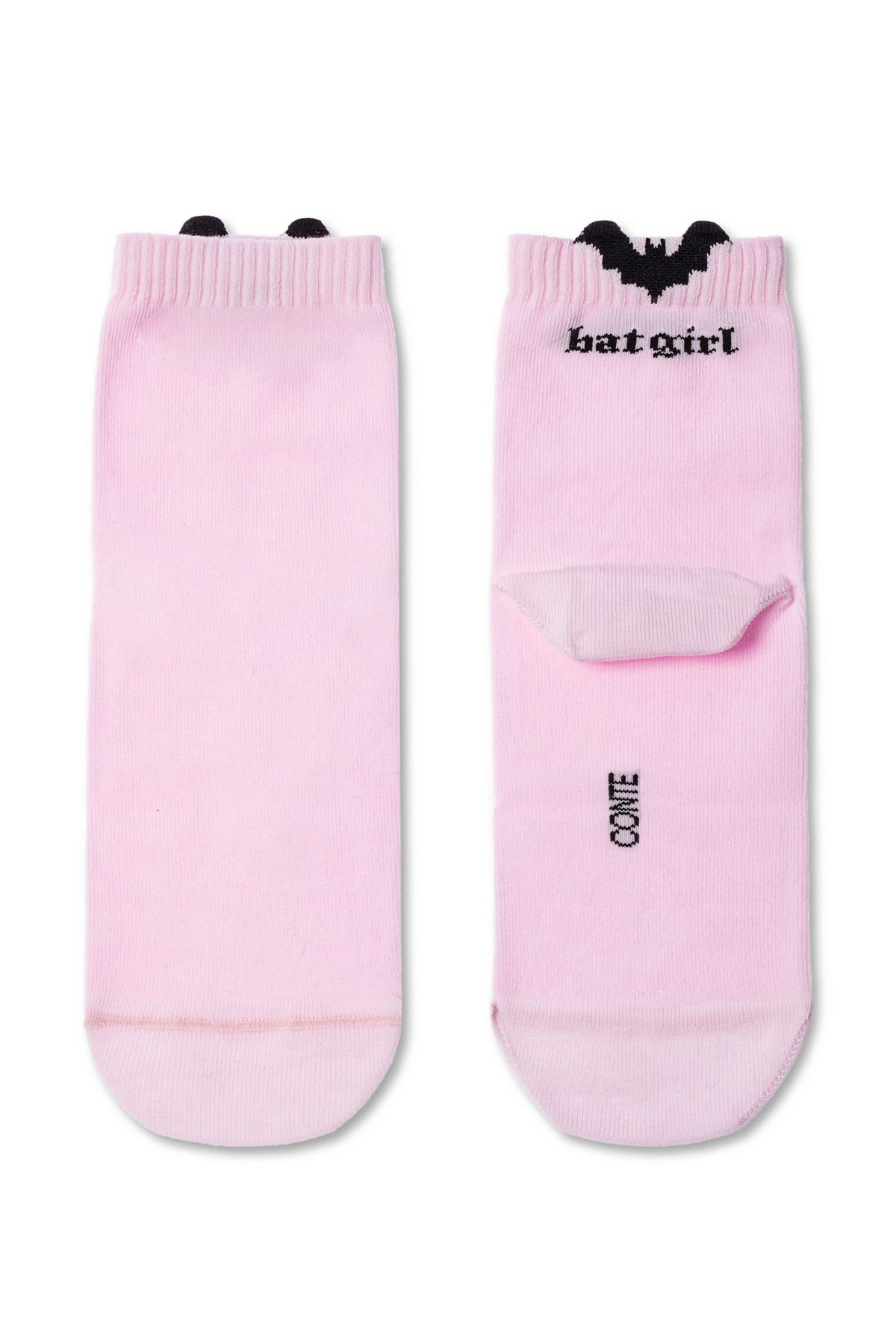 Cotton Socks Conte Classic 245 | Picot "Batgirl"