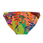 Men’s Swim Brief | Tropical Aviary Elegance