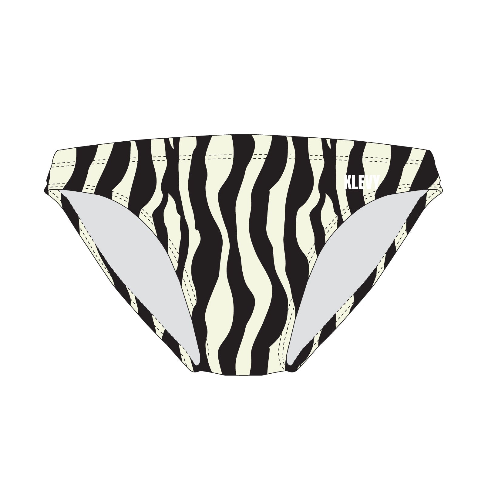 Men’s Swim Brief | Zebra Rhythm