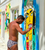 Men’s Swim Brief | Zebra Rhythm