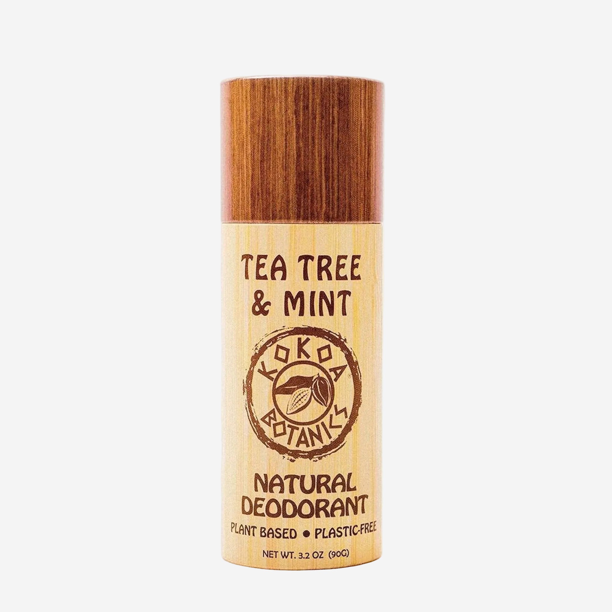 TEA TREE and MINT Natural Detox Sport Deodorant Aluminum and Plastic-Free | 3.2 oz