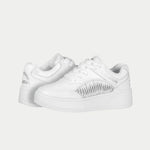 LA Gear Kids Flame Lowtop | White