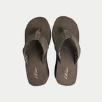 LA Gear Women’s Malibu Flip-Flop | Brown Wedge