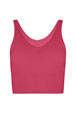 V-Neck Organic Cotton Crop Tank