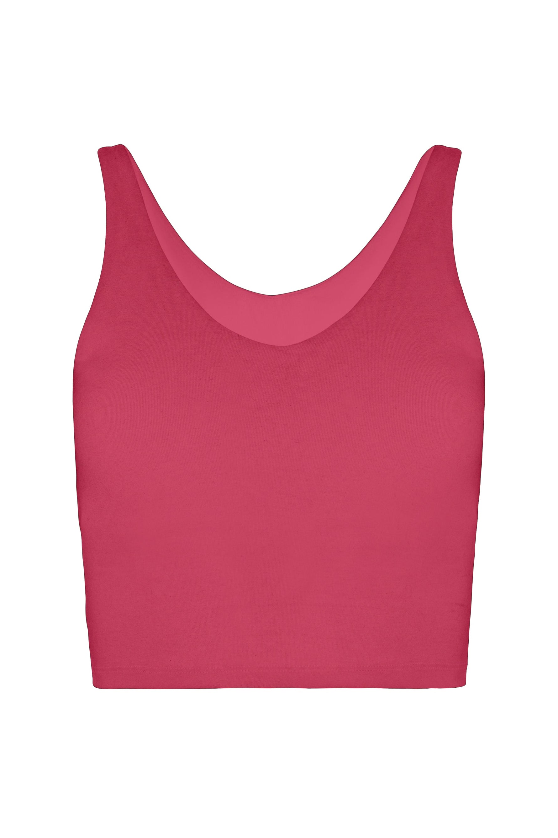 V-Neck Organic Cotton Crop Tank