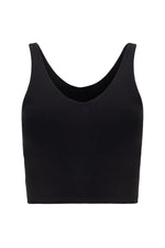 V-Neck Organic Cotton Crop Tank