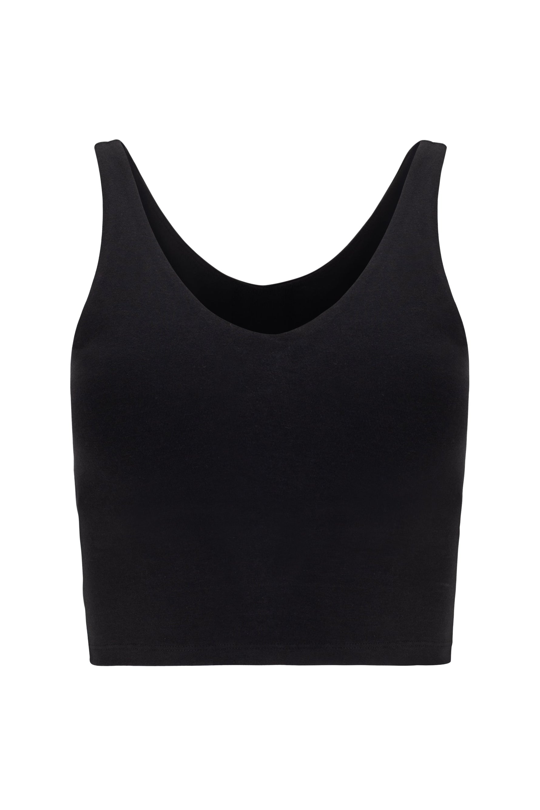 V-Neck Organic Cotton Crop Tank