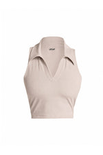 Dylan Organic Cotton Crop Polo Tank