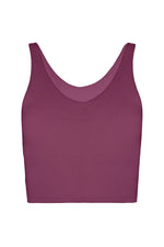 V-Neck Organic Cotton Crop Tank