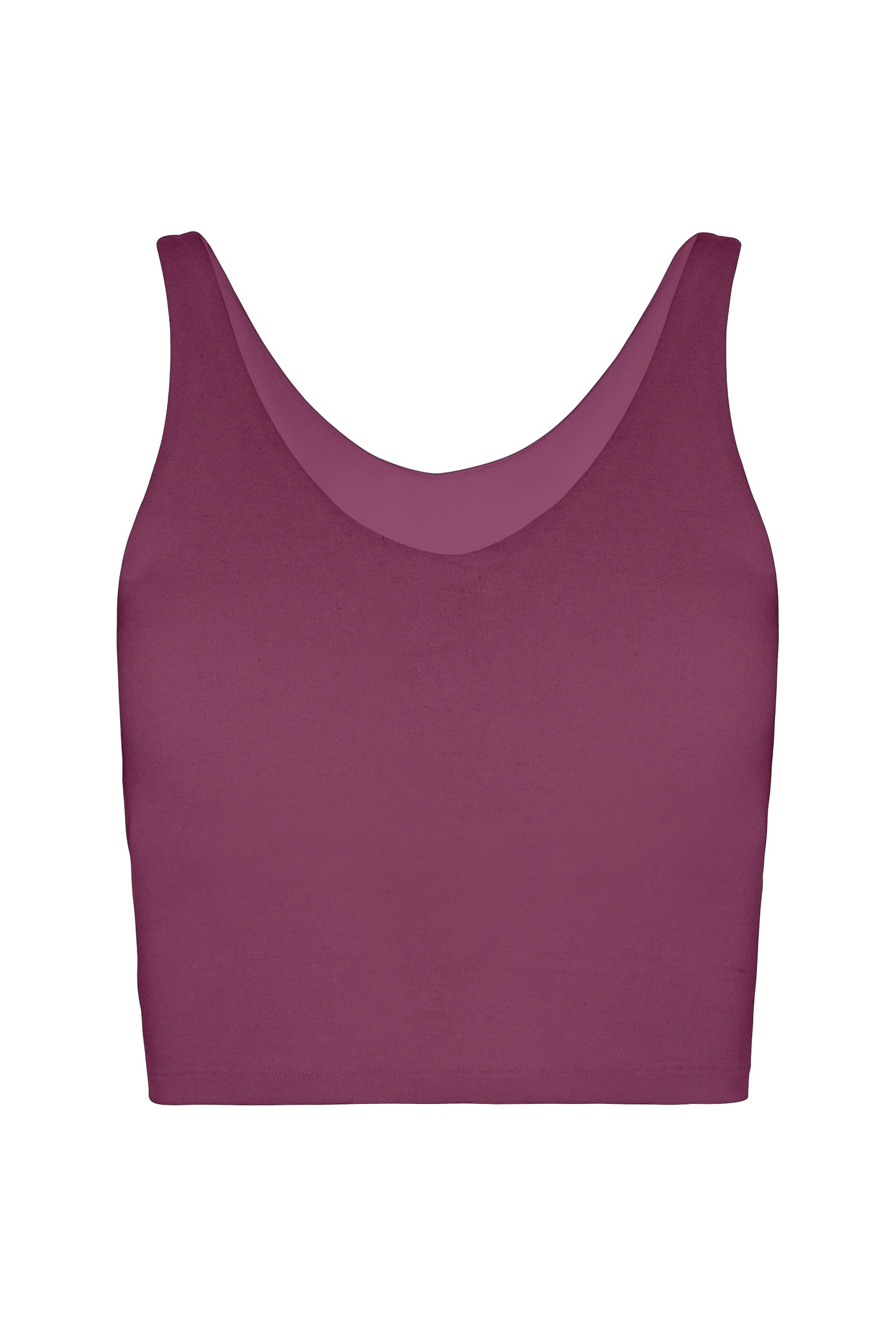 V-Neck Organic Cotton Crop Tank