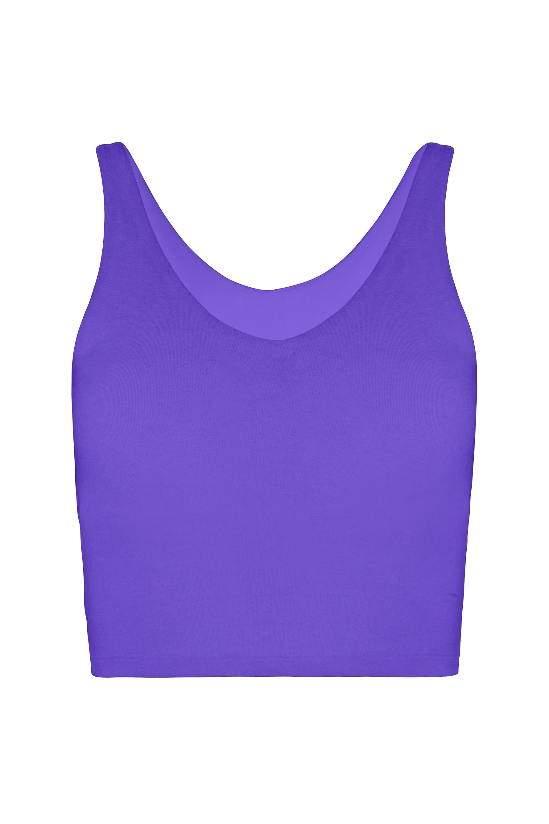 V-Neck Organic Cotton Crop Tank