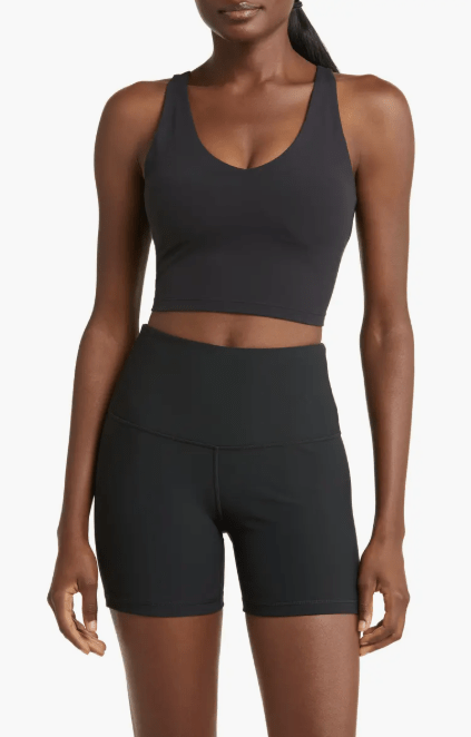 V-Neck Organic Cotton Crop Tank