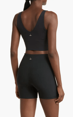 V-Neck Organic Cotton Crop Tank