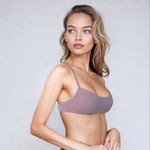 Low Scoop Cross Bra | Lilac