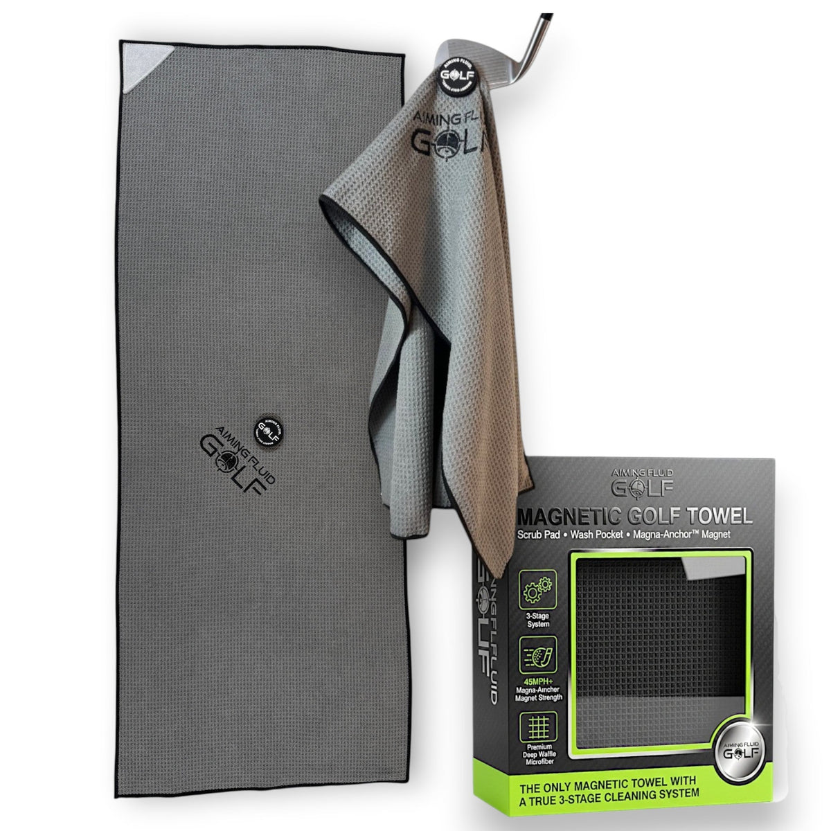 Magna-Anchor™ Magnetic Golf Towel | The 40 (16×40)